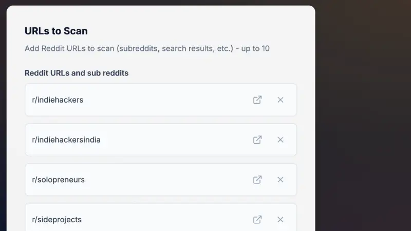 Flexible Source Configuration